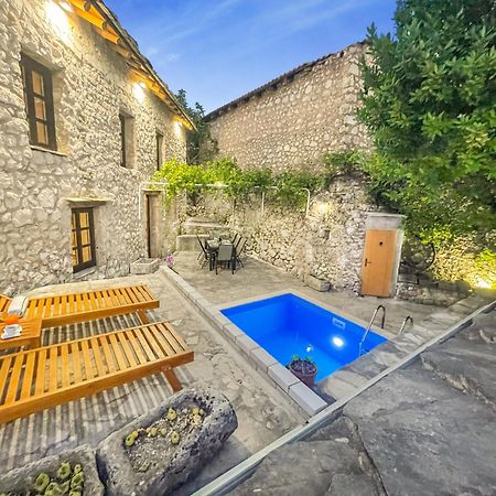 Villa Historic Pocitelj With Pool And Incredible Views On The River And Landmarks מראה חיצוני תמונה